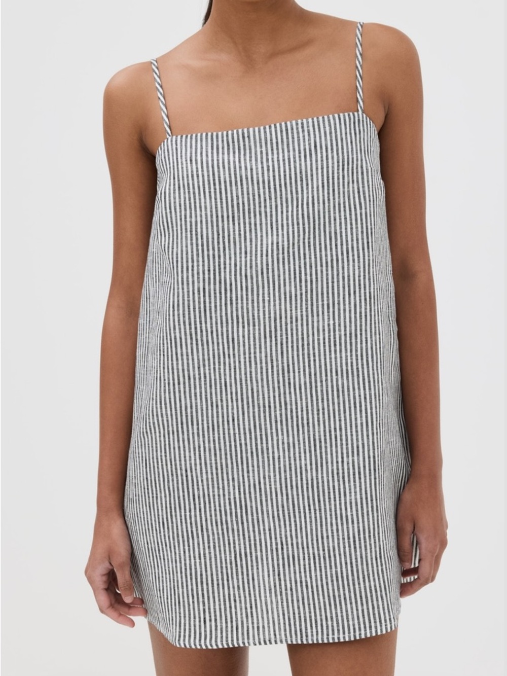 Reformation Striped Aubree Linen Dress